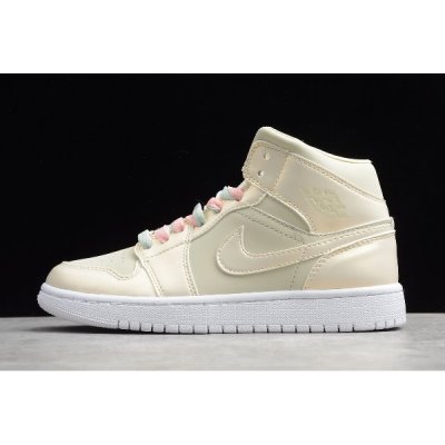 Nike Air Jordan 1 Mid Se Limon / Sarı Basketbol Ayakkabısı Türkiye - Y1ZKJS03